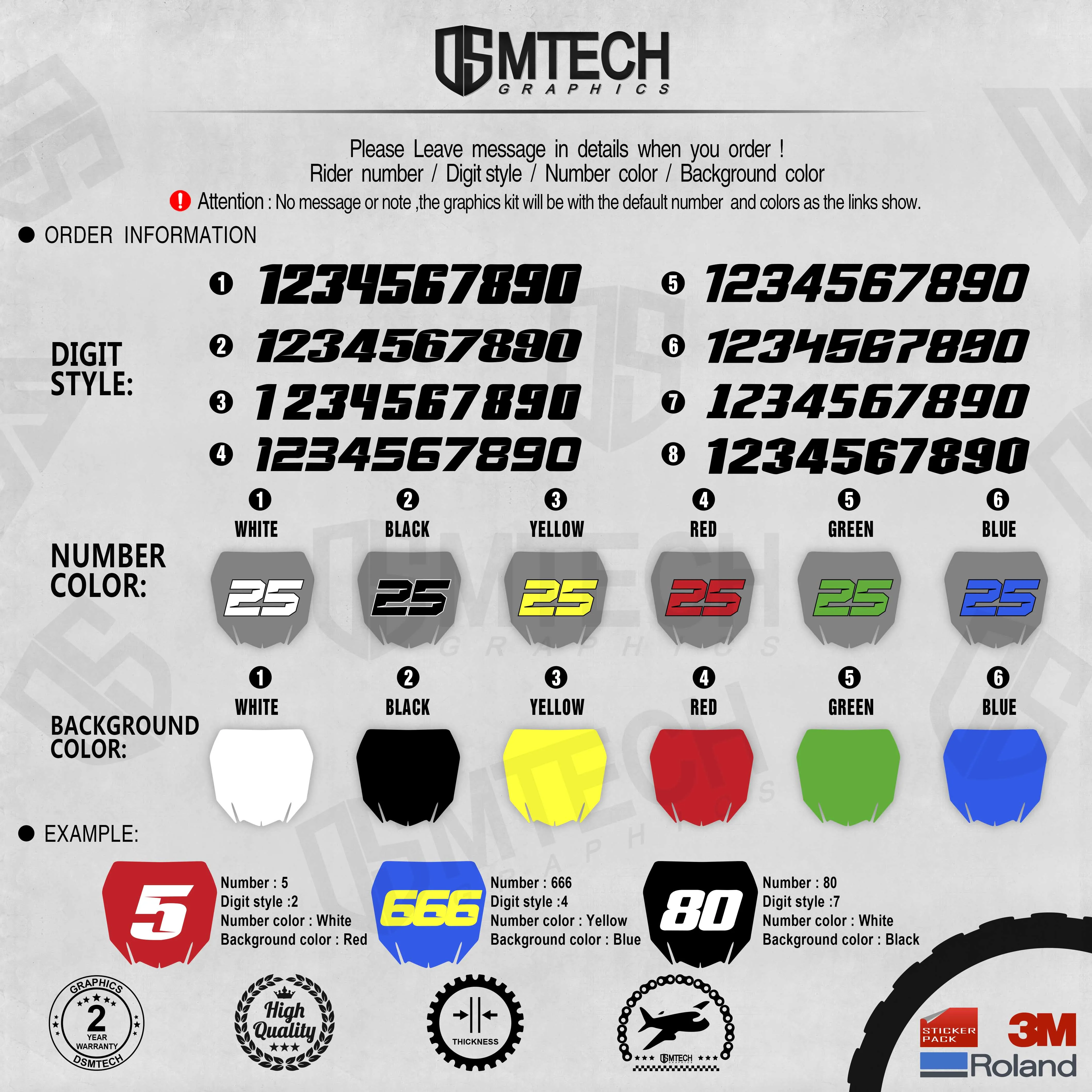 

DSMTECH Наклейка индивидуального дизайна