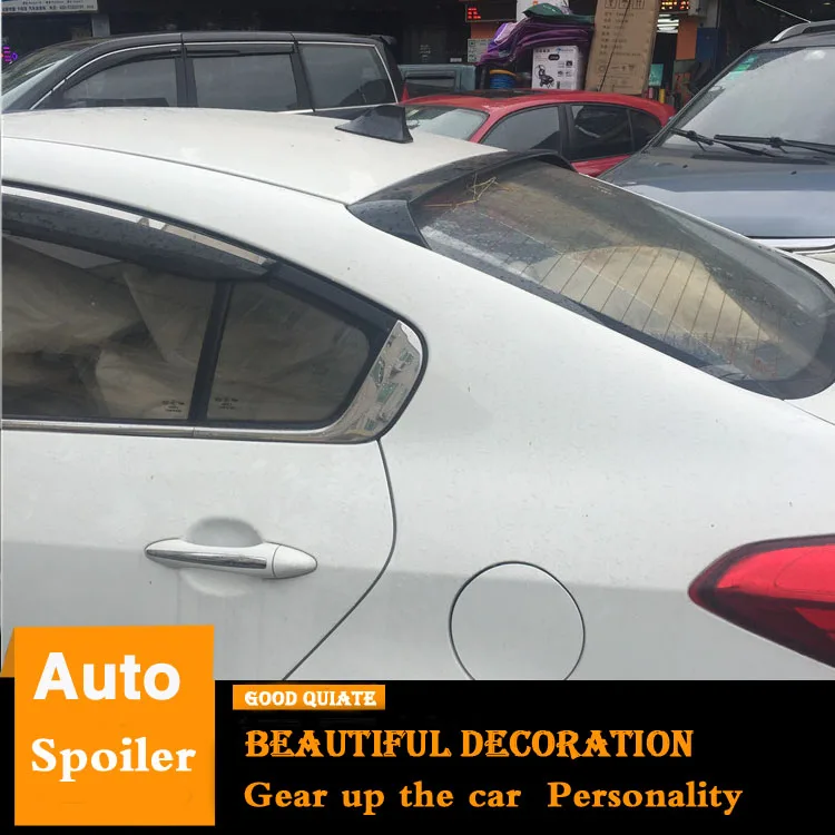 Спойлер на крышу для Kia Forte K3 2011 2015 спортивный спойлер из АБС пластика заднего