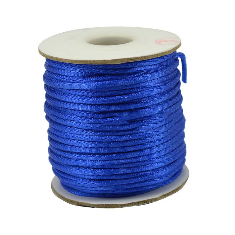 1.5mm 2mm 2.5mm Nylon Cord Satin Braided String DIY Jewelry Findings Beading Rope Thread Chinese Knot Macrame Rattail | Украшения и