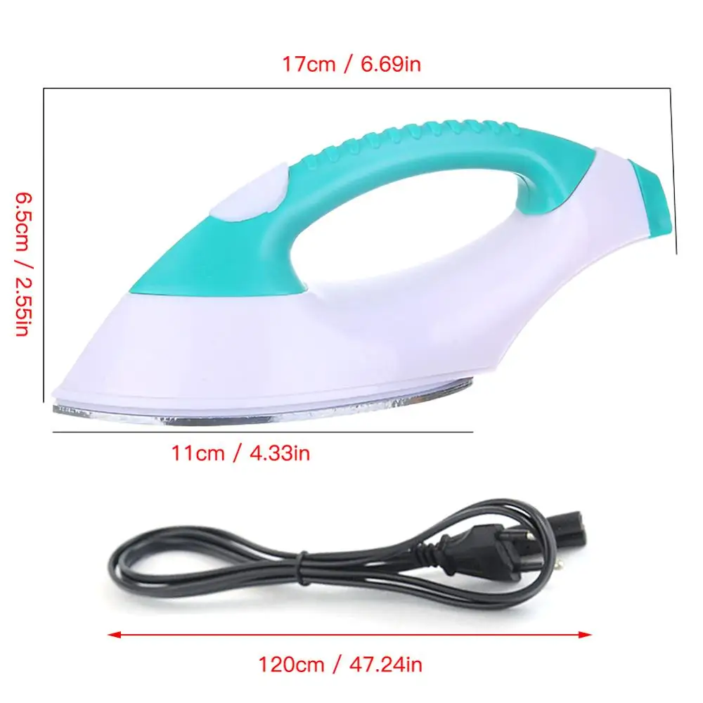 

Household Mini Electric Iron Machine For Clothes Handheld Travel Ironing Dustproof Practical Convenient Multifunctional