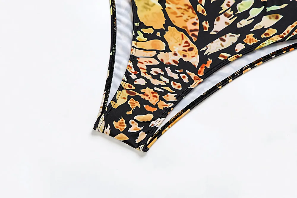 

Sexy Marble Women Swimsuit High Waist Swimwear Women bathing suit Beach wear