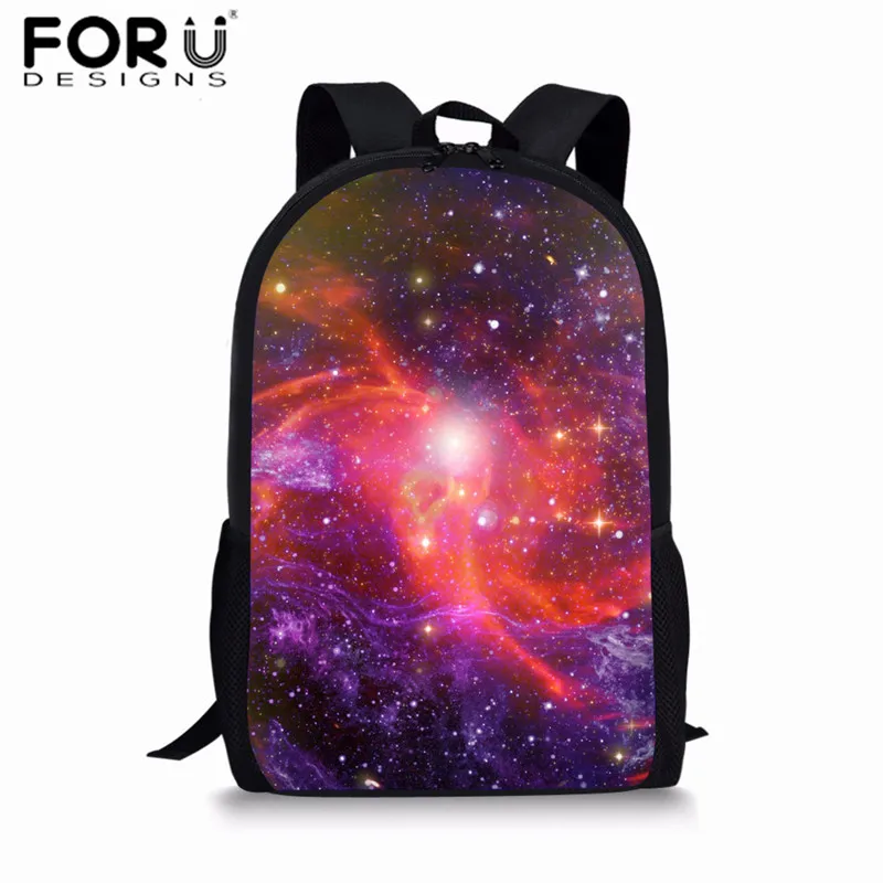 Z3162C FORUDESIGNS Backpack for Teenager Girls Boys School Bags the Space Galaxy Women Travel Bagpack Children School Rucksack - Цвет: Z3162C