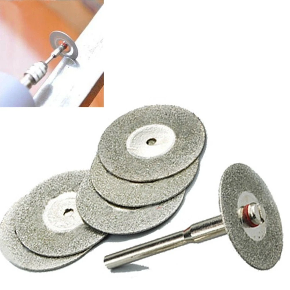 

Cutting Disc Diamond Grinding Wheel Disc Circular Saw Blade Abrasive Mini Drill Rotary Tool Accessories 5Pcs 22mm