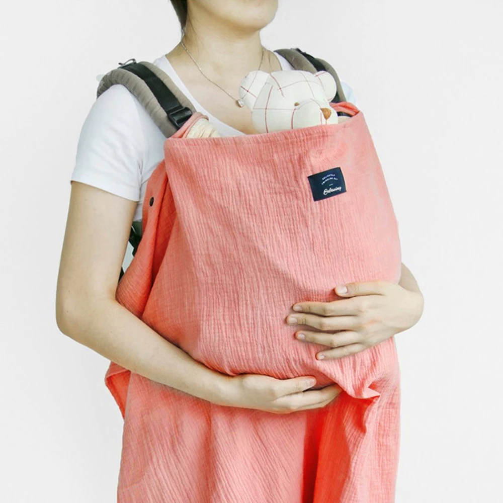 Кормящие дышащие Грудное вскармливание крышка хлопок детское автокресло для