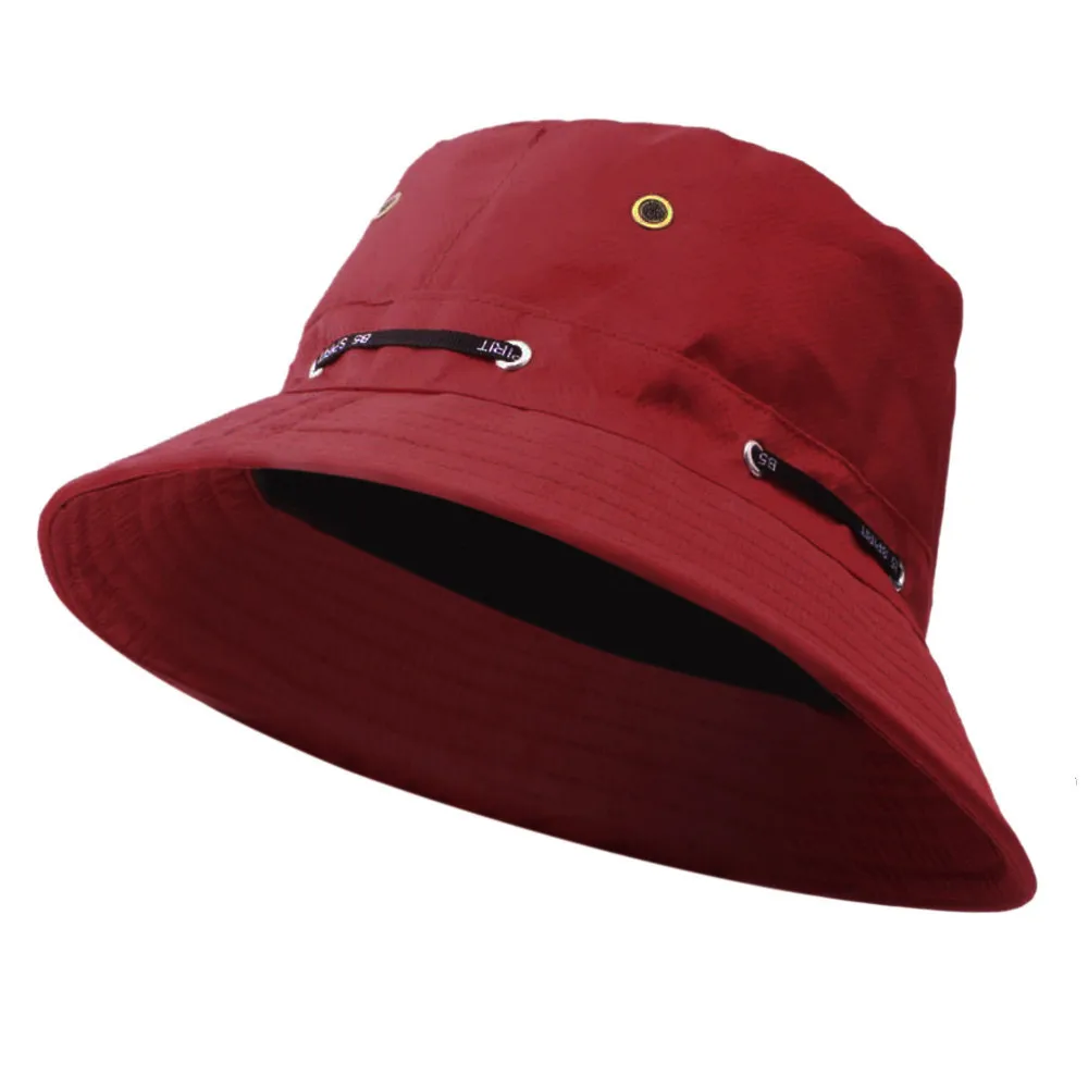 

Stringing Summer Sunshade Cap women men Panama bucket cap Print of the design flat visor fisherman hat wide-brimmed Simple hat