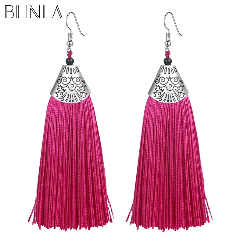 Женские богемные серьги подвески BLINLA модные геометрические ручной работы из