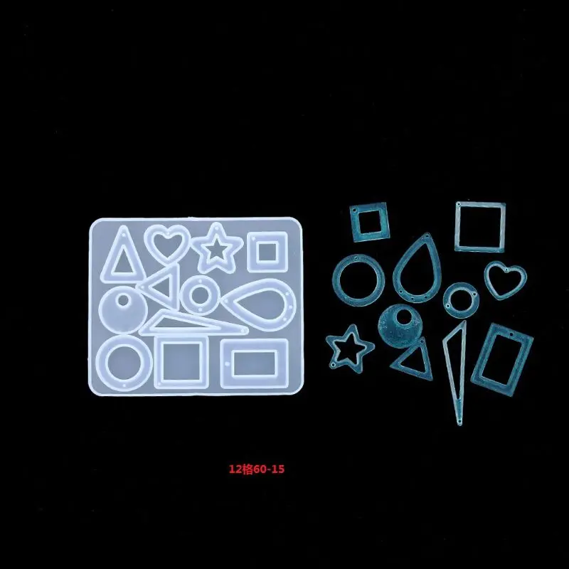 

8Pcs Earring Epoxy Resin Molds Kit DIY Bohemia Drop Dangle Resin Earring Mold