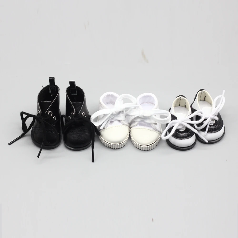 1 пара модная обувь из искусственной кожи для кукол Размер 5 5*3 см кукол-девушек 14