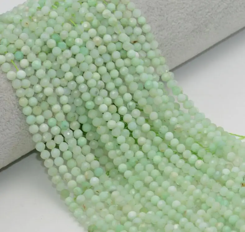 Chrysoprase Натуральная бирюза Хубэй/хризопраз/Малахит/лазурит граненые круглые бусины 4 мм-4,5 мм - Цвет: Chrysoprase
