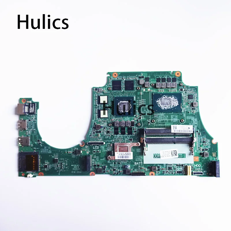 Материнская плата для ноутбука Hulics, используется для Dell Inspiron 15 7559, оригинальная материнская плата DAAM9AMB8D0, I5-6300HQ CPU GTX 960M GPU