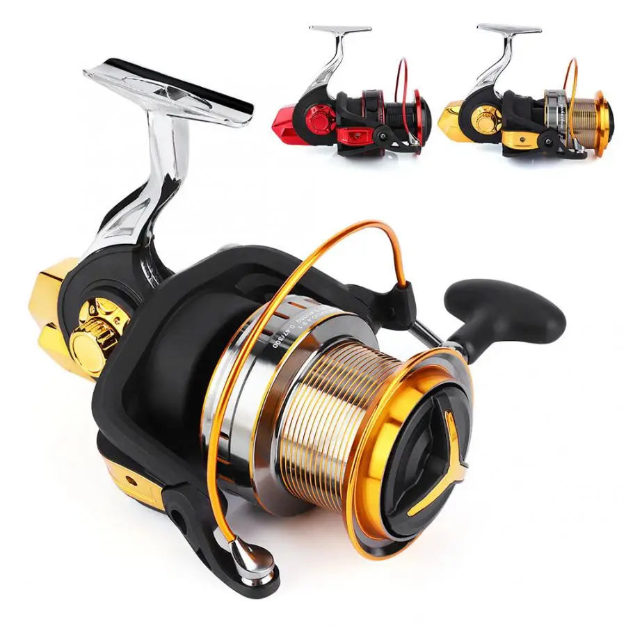 10000 серия спиннинговая катушка металлическая Рыболовная с длинным диапазоном