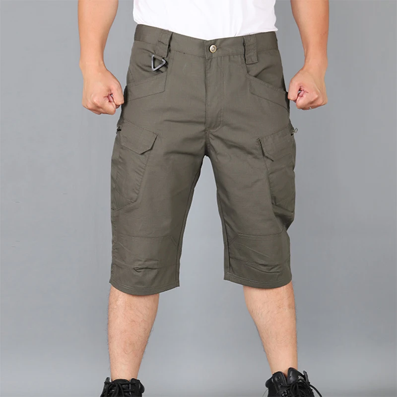 

Newly Men's Waterproof Wear-Resistant Outdoor Shorts Messenger Cargo Short Cotton Outdoor DO99