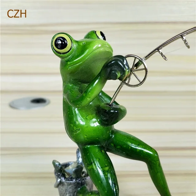 Resin Decor Ornament Accessories, Figurines Garden Mini Frog