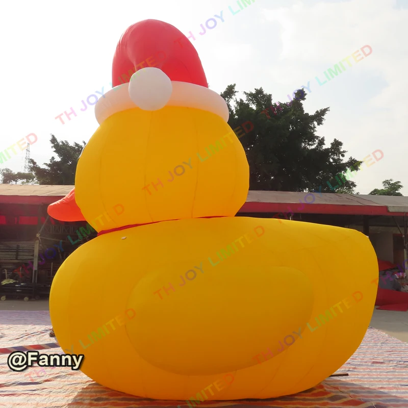 Бесплатная доставка по воздуху гигантская надувная Рождественская утка высотой