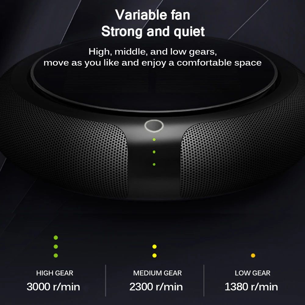 Портативный мини увлажнитель на солнечных батареях высокоскоростной ионизатор