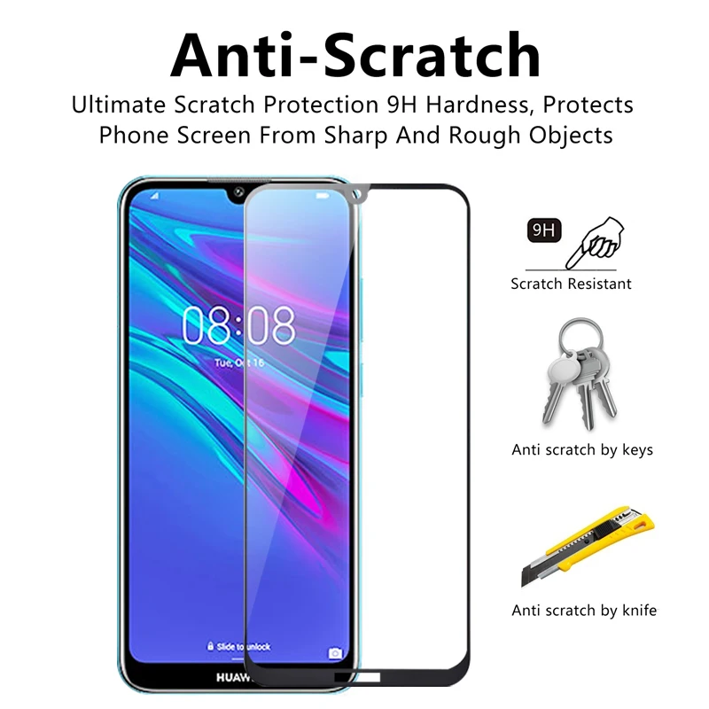 2 шт. 9D закаленное стекло для huawei Y6 стекло Hauwei Y6 протектор экрана на huawei Y6 Y 6 защитная закаленная пленка