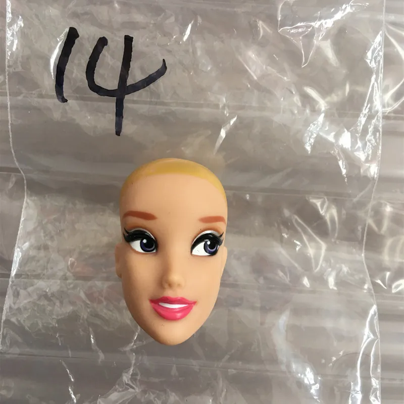 Оригинальные качественные лысые головы Белль Эльза принцесса милые улыбки