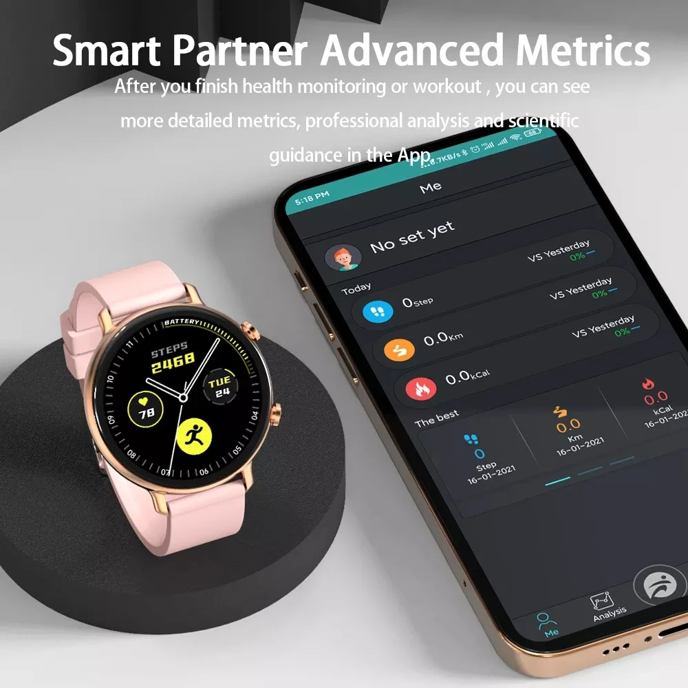 Новинка 2021 смарт часы с Bluetooth для женщин водостойкие IP68 пульсометр ЭКГ ФПГ