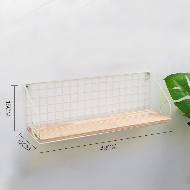 Кованая Железная настенная полка для кухни и ванной многофункциональная