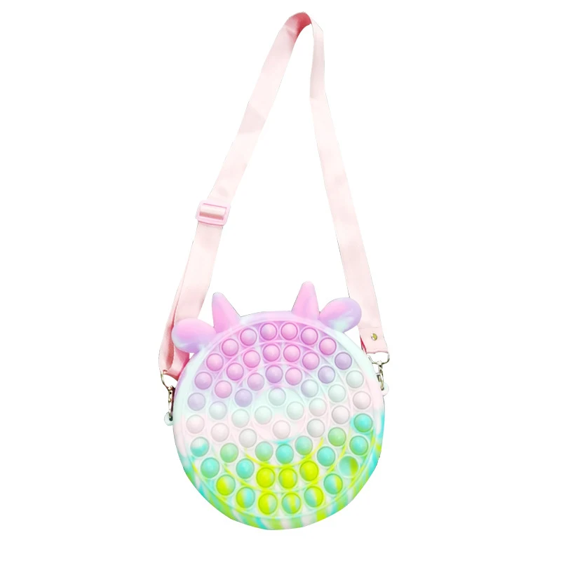 

New Simple Dimple Fidget Backpack Toys Mini Stress Reliever Toys For Adult Children Push Bubble Antistress Funny Fidget Bags