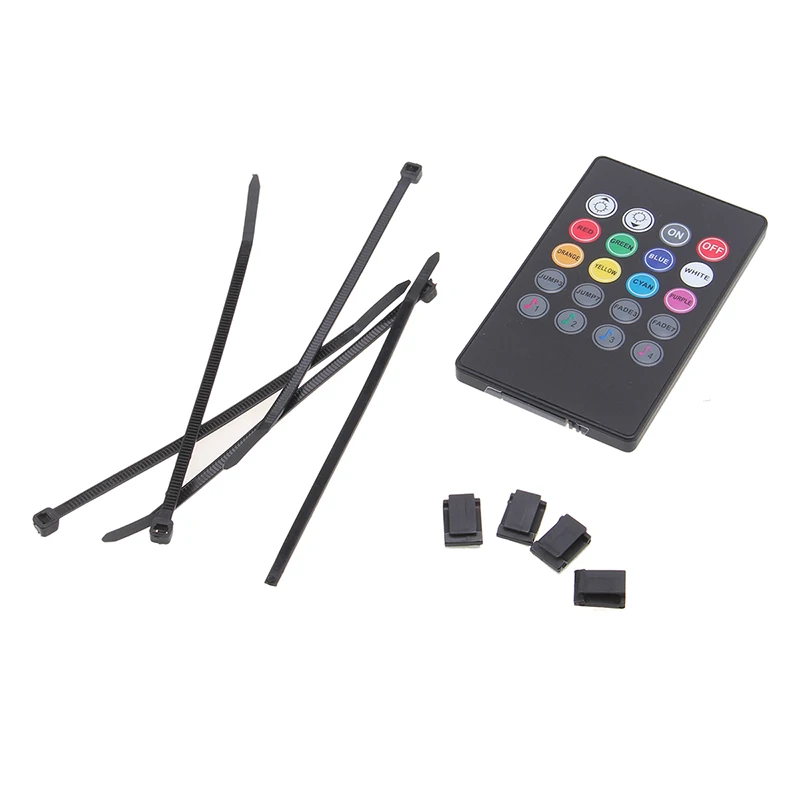 Светодиодная лента POSSBAY RGB декоративные атмосферные лампы светильник автомобиля