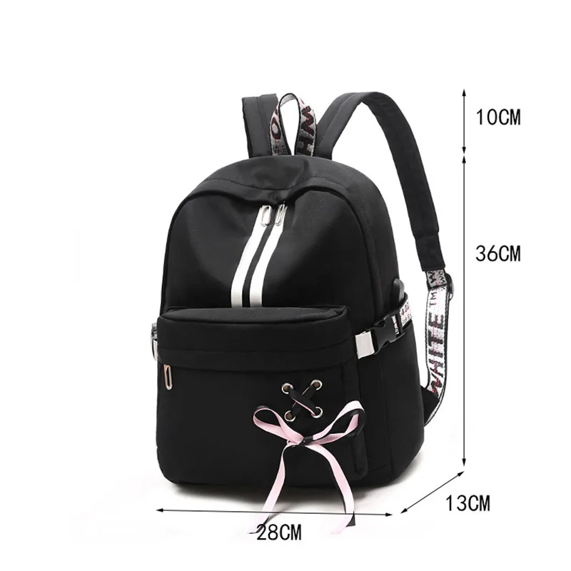 Водонепроницаемый женский рюкзак с защитой от кражи школьный usb зарядкой для