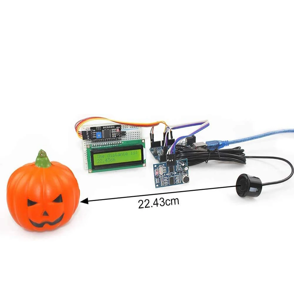 Measuring Transducer Sensor Ultrasonic Distance Module JSN-SR04T DC 5V Waterproof with 2.5M Cable for Arduino |