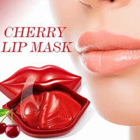 20pcs cherry lip masks hydrating moisturizing anti drying fades lip lines natural collagen for plumping lip care