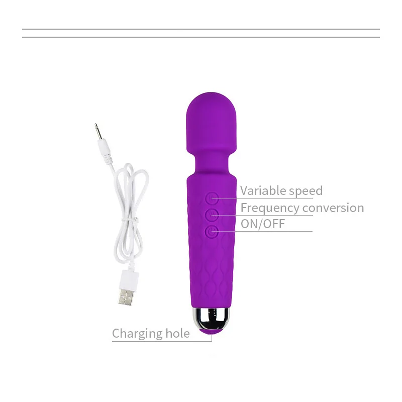 Секс игрушки вибраторы для Для женщин Беспроводной USB мощный Волшебная палочка