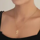 Нержавеющая сталь коптский АНХ крест религиозная Подвеска Ожерелье Хранитель ювелирные изделия подарок