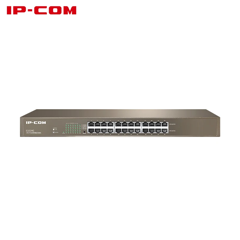 IPCOM G1024G 24 портовый 1000M гигабитный сетевой коммутатор автоматический MDI/MDI X
