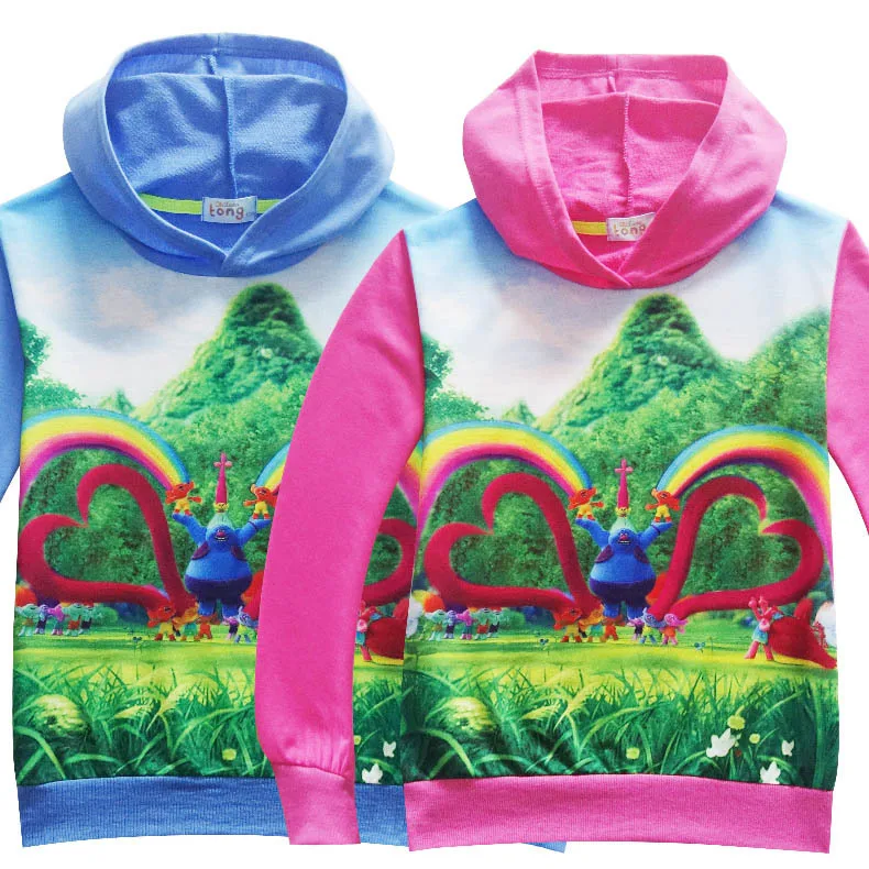 2021 новый стиль Волшебные волосы Фея тролли свитер для девочек Внешняя торговля