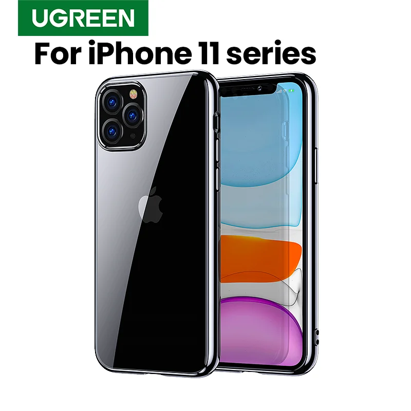Чехол Ugreen для iPhone 11 мягкие чехлы из ТПУ с гальваническим покрытием и