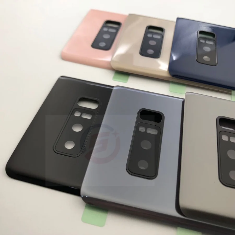 Стеклянный объектив для Samsung Galaxy Note 8 задняя крышка аккумулятора N950 N950F N950FD с