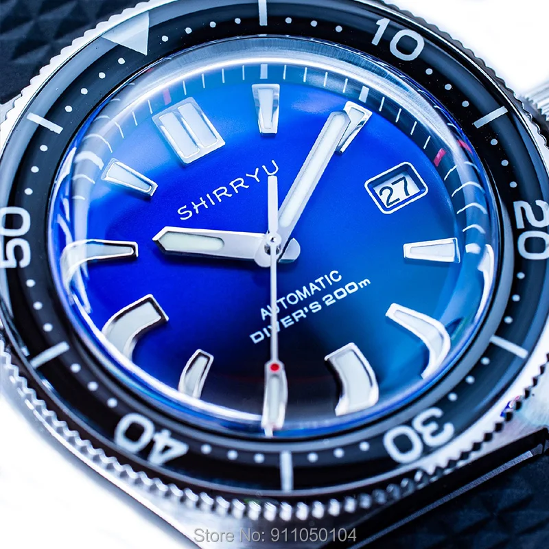

Diver Water Ghost Luxury Sapphire Crystal Lenses Bezel Men Automatic Mechanical Watches 20Bar ALL Green Luminous Date Window