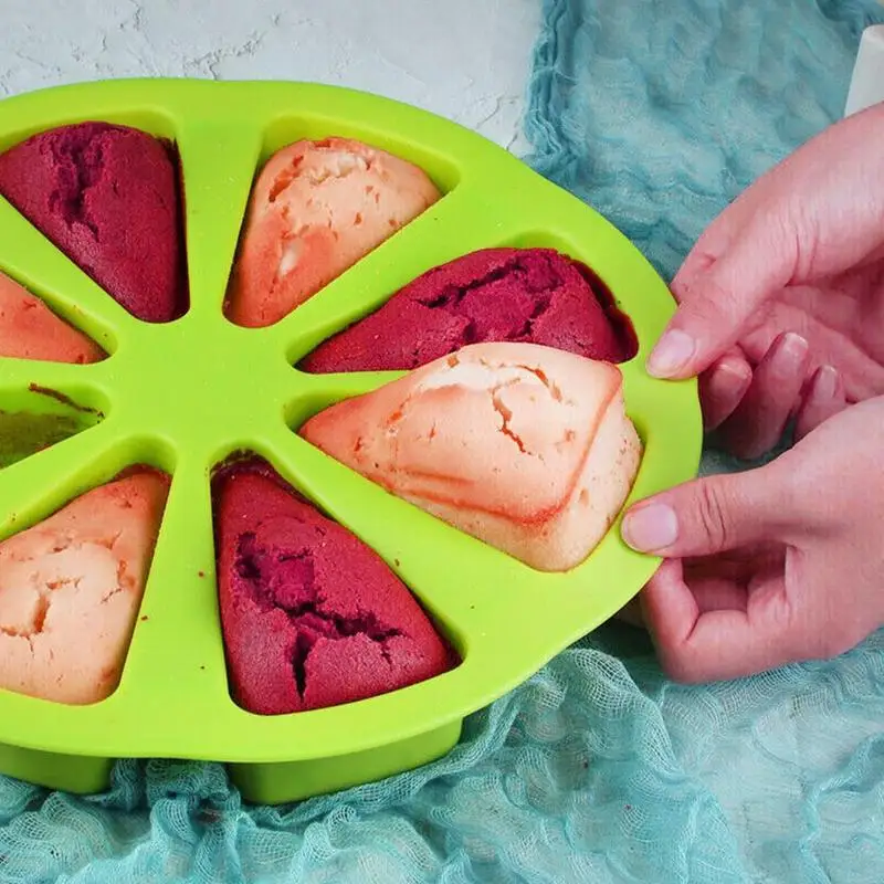 Силиконовая форма для выпечки 8 точек торта поднос пиццы инструменты случайный