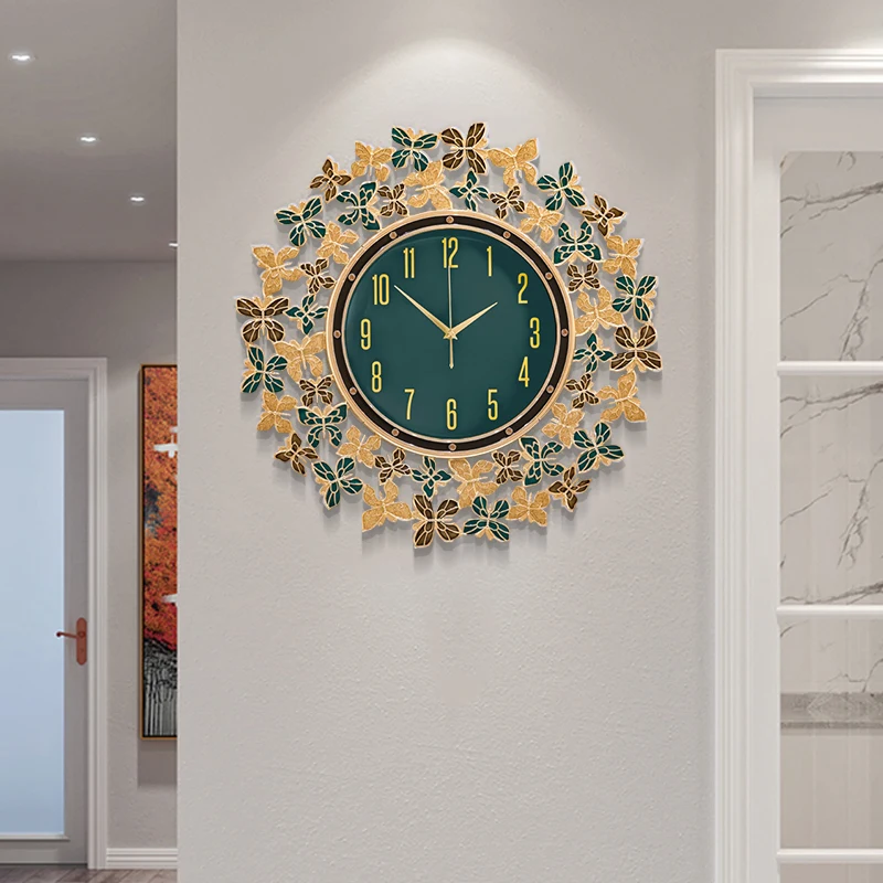 

FQ American New Chinese Style Affordable Luxury Style Home Fashion Clock Clock