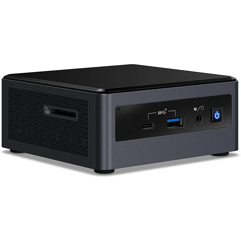 Мини-ПК Intel NUC NUC10i7FNH1 HTPC шесть ядер искусственный Wi-Fi BT 5 0 Thunderbolt 3 4K поддержка трех