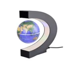 Светодиодный светильник для обучения географии, новинка, лампа в форме шара, Карта мира, левитация, магнитный земляной анти-гравитационный глобус, украшение для дома