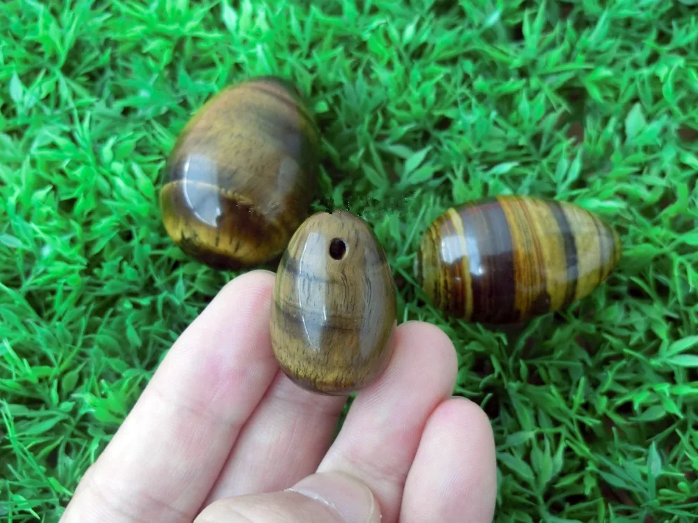 3 шт. яйцо тигровый глаз с нефритовым камнем|Брекеты и подставки| |