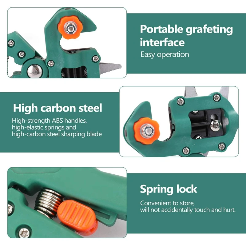 

Garden Grafting Tool Pruner Kit with Grafting Tapes Tree Tags and Rubber Bands for Fruit Tree Cutting Tape Kits