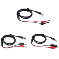 oscilloscope probes bnc to alligator crocodile clips bnc to mini hook leads bnc to dual stacking banana male plug cable