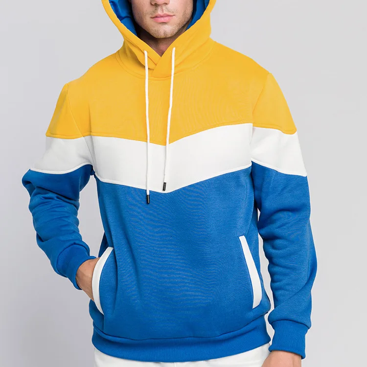 

Лоскутные толстовки мужские 2020 осень повседневные с длинным рукавом Толстовка мужские толстовки пуловер с капюшоном зимняя куртка на хлоп...