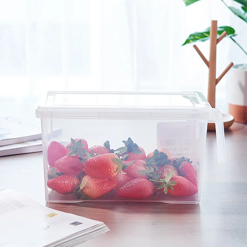

5L Transparent Food Storage Container With Lid PP Plastic Kitchen Storage Box Food Containers Pantry Fruits Airtight Box