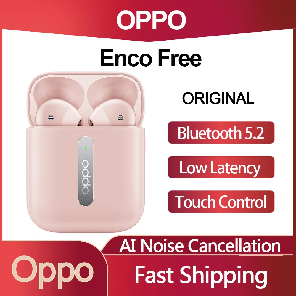 Беспроводные Bluetooth-наушники OPPO Enco Free супер динамический динамик шумоподавление