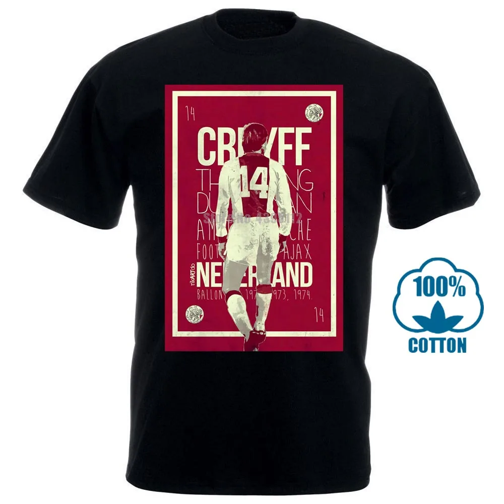 Johan Cruyff/футболка для футбола из Нидерландов футболка топ в винтажном