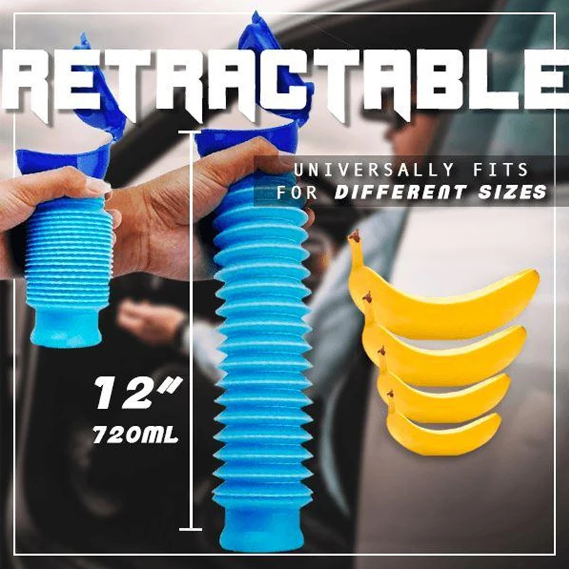 

750ML Carry Urinal Tool Men's Pocket Toilet Reusable Portable Camping Toilet Environmentally Outdoor Tools