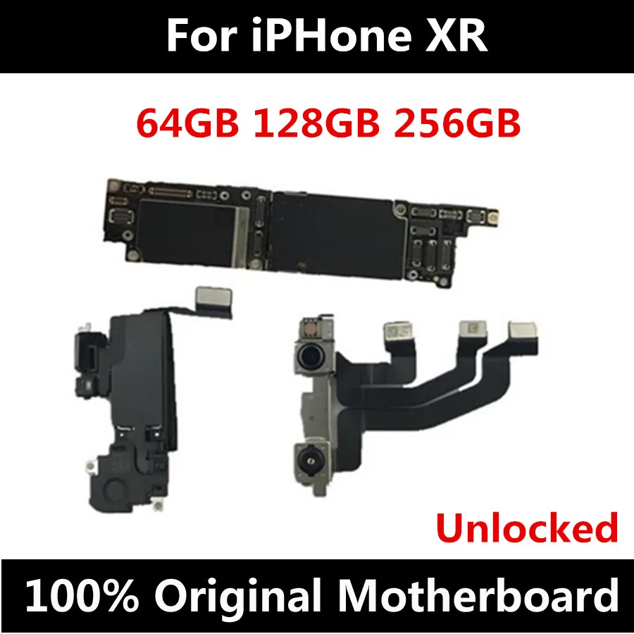 Оригинальная разблокированная материнская плата для iPhone XR с/без идентификатора