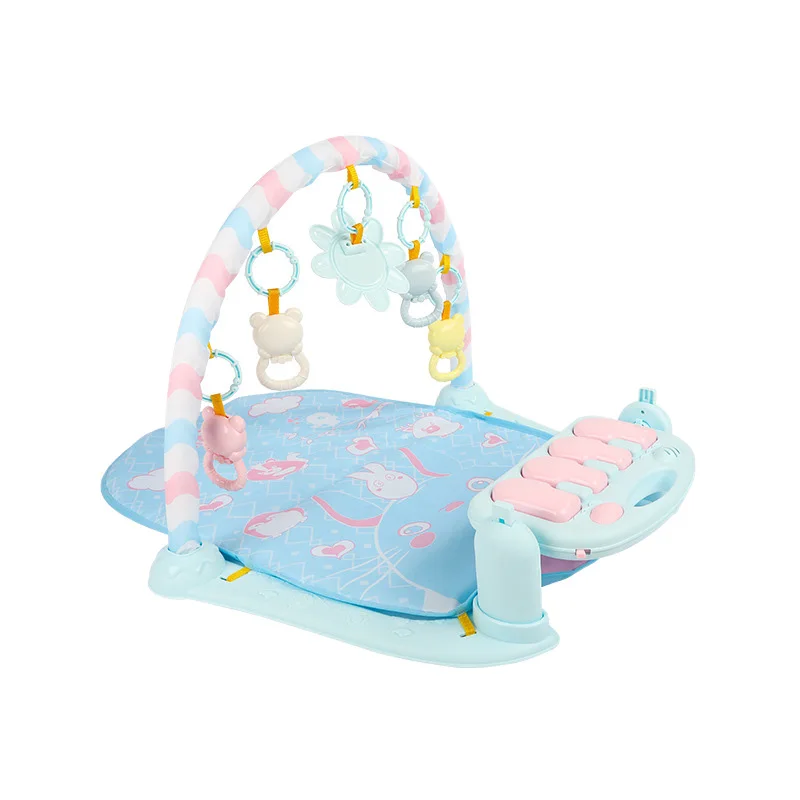 

3 в 1 детский игровой коврик для спортзала для новорожденных младенцев музыкальный пианино игровой коврик одеяло Детский ковер для активног...