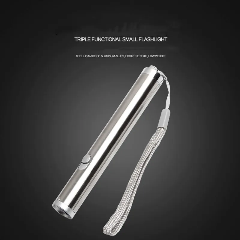 Мини красная лазерная указка USB перезаряжаемая 2 в 1 | Спорт и развлечения